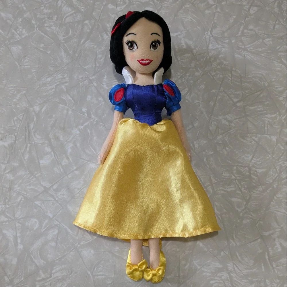 Disney Snow White Plush Doll 12 Inch Princess Stuffed Toy Classic Gown Yellow
